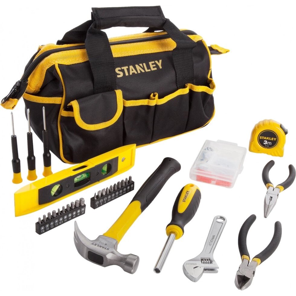 Набір інструментів в сумці 62 предмета Stanley STHT0-75947 від компанії Магазин інструменту та обладнання "Викрутки" - фото 1