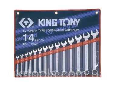 Набір ключів дюймових 14шт. (5/16 "- 1-1 / 4") KING TONY 1214SR від компанії Магазин інструменту та обладнання "Викрутки" - фото 1