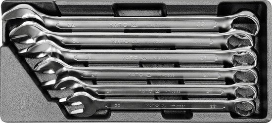 Набір комбінованих ключів в ложементі YATO YT-5532 (Польща) від компанії Магазин інструменту та обладнання "Викрутки" - фото 1