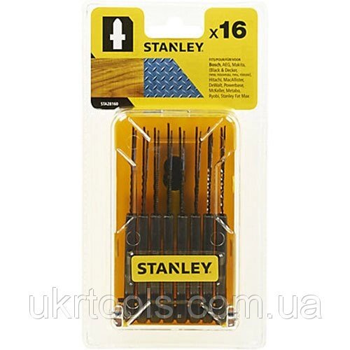 Набір полотен для лобзика STANLEY STA28160 (США/Китай) від компанії Магазин інструменту та обладнання "Викрутки" - фото 1