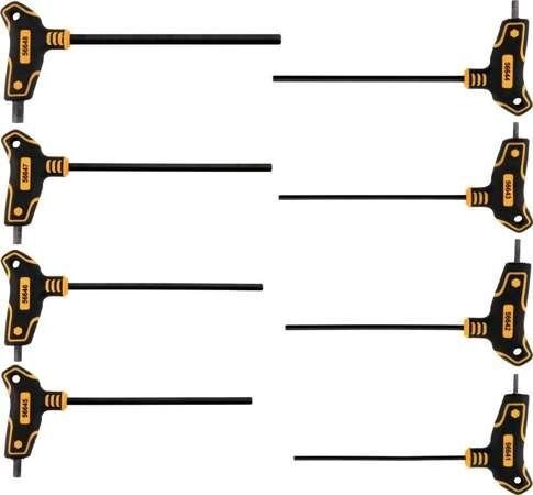 Набір шестигранних ключів Т-образних HEX 2.5-10 мм 8 шт. Vorel 56649 (Польща) від компанії Магазин інструменту та обладнання "Викрутки" - фото 1
