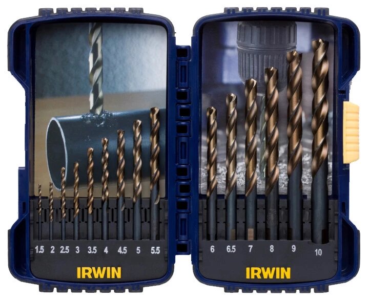 Набір свердел по металу HSS TURBOMAX 15шт IRWIN IW3031503 (США) від компанії Магазин інструменту та обладнання "Викрутки" - фото 1