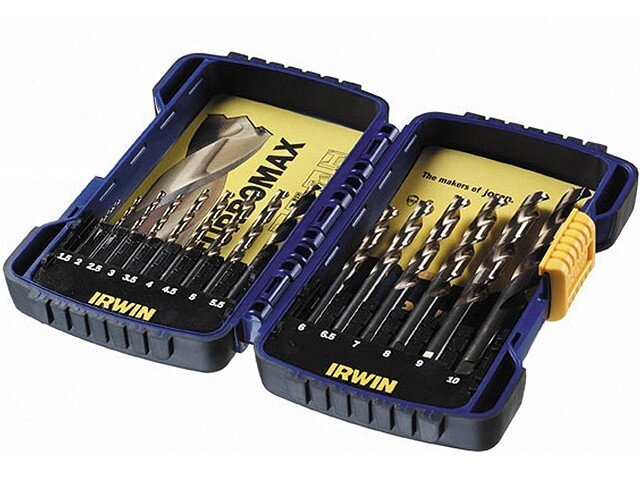 Набір свердел PRO DRILL SET TURBOMAX 15 шт IRWIN 10503992 (США) від компанії Магазин інструменту та обладнання "Викрутки" - фото 1