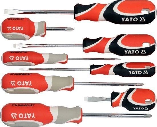 Набір викруток 8 предметів YATO YT-2670 (Польща) від компанії Магазин інструменту та обладнання "Викрутки" - фото 1