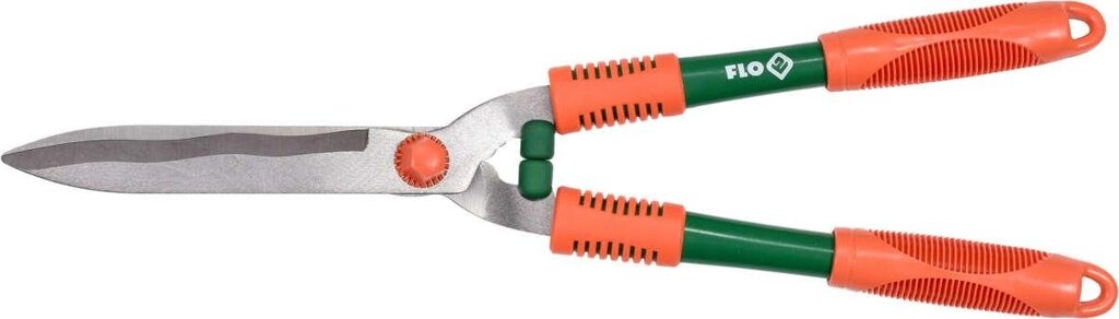 Ножиці для кущів 535/185 мм з посиленою формою FLO 99005 (Польща) від компанії Магазин інструменту та обладнання "Викрутки" - фото 1