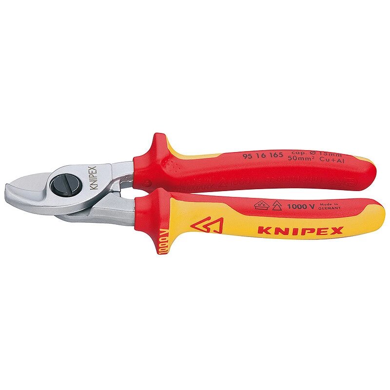 Ножиці для різання кабелів KNIPEX 95 16 165 (Німеччина) від компанії Магазин інструменту та обладнання "Викрутки" - фото 1