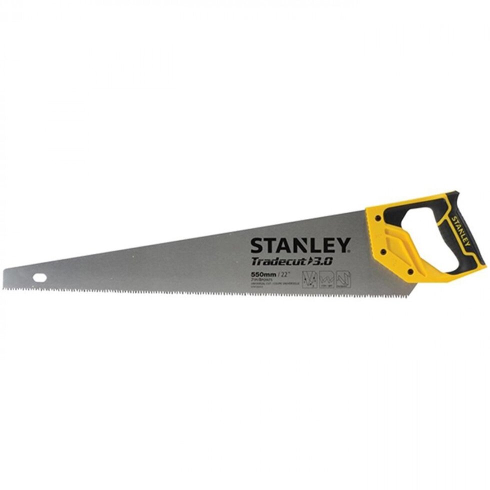 Ножівка по дереву "TRADECUT" 550 мм STANLEY STHT1-20352 від компанії Магазин інструменту та обладнання "Викрутки" - фото 1