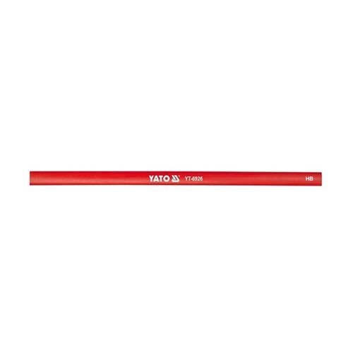 Олівець столярний червоний 245х12 мм 144 шт. YATO YT-6926 (Польща) від компанії Магазин інструменту та обладнання "Викрутки" - фото 1