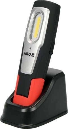 Переносна Лампа світлодіодна 3.7 В акум. Li-Ion із зарядним USB пристроєм Yato YT-08558 (Польща) від компанії Магазин інструменту та обладнання "Викрутки" - фото 1
