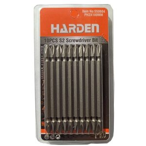 Набір біт отверточних двосторонніх PH2X110mm Harden Tools 550604