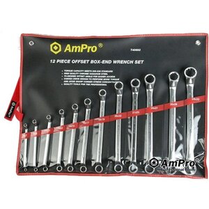 Набір ключів накидних (6-32мм) 12 предметів AmPro T40692 (Тайвань)