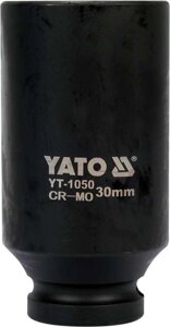 Шестигранна головка торцева ударна 1/2" М30 Х 78 мм YATO YT-1050 (Польща)