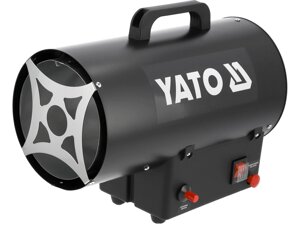 Нагрівач приміщень газовий з вентилятором ел-мережа 230В (25 Вт) продуктив. 15 кВт (320м/год) Yato YT-99730