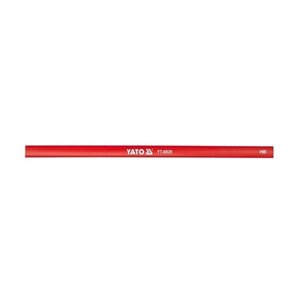 Олівець столярний червоний 245х12 мм 144 шт. YATO YT-6926 (Польща)