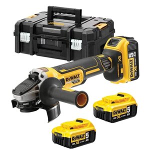 Шліфмашина кутова - болгарка акумуляторна безщіткова DeWALT DCG405P3 (Китай)