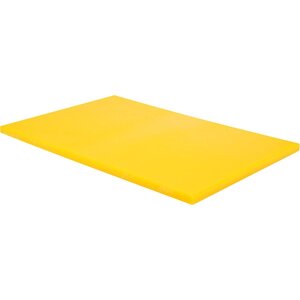 Дошка для нарізки кухонна жовта (600х 400х 20 мм) Yato YG-02182 (Польща)