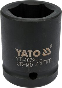 Головка торцева шестигранна ударна 3/4" (М=29 мм/L=53 мм) YATO YT-1079 (Польща)
