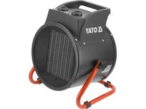 Нагрівач з PTC-елементом і вентилятором ел-мережа 230В (5кВт) обігрів S 48 м² (50/3300/5000Вт) Yato YT-99710