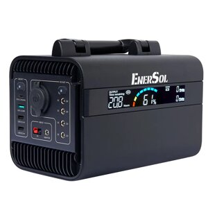 Портативний зарядний пристрій 300/500 Вт (3.7 V/ 80 Ач/ 296 Вт/год) EnerSol EPB-300N