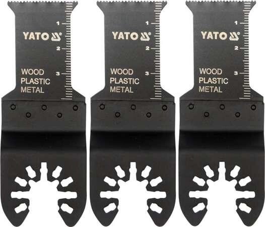 Пили-насадки для реноватора BI-METAL 40 X 28.5 мм 3 шт. Yato YT-34684 (Польща) від компанії Магазин інструменту та обладнання "Викрутки" - фото 1