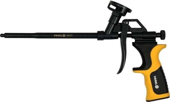 Пістолет алюмінієвий для монтажної піни Vorel 09177 (Польща) від компанії Магазин інструменту та обладнання "Викрутки" - фото 1