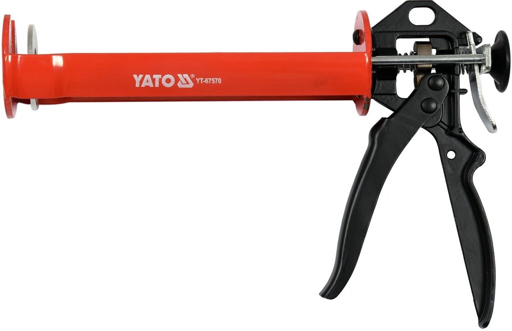 Пістолет для нанесення густих мас напівкруглий L=225 мм/W=60 мм Yato YT-67570 (Польща) від компанії Магазин інструменту та обладнання "Викрутки" - фото 1