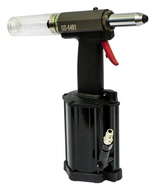 Пневмогідравлічний заклепувальний інструмент для витяжних заклепок Ø 3.0-6.4 мм GOEBEL GO-6401 від компанії Магазин інструменту та обладнання "Викрутки" - фото 1