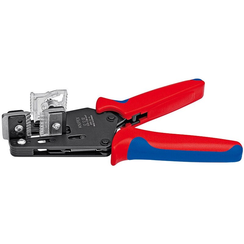Прецезійний інструмент для видалення ізоляції з з фасонними ножами Knipex 12 12 02 (Німеччина) від компанії Магазин інструменту та обладнання "Викрутки" - фото 1