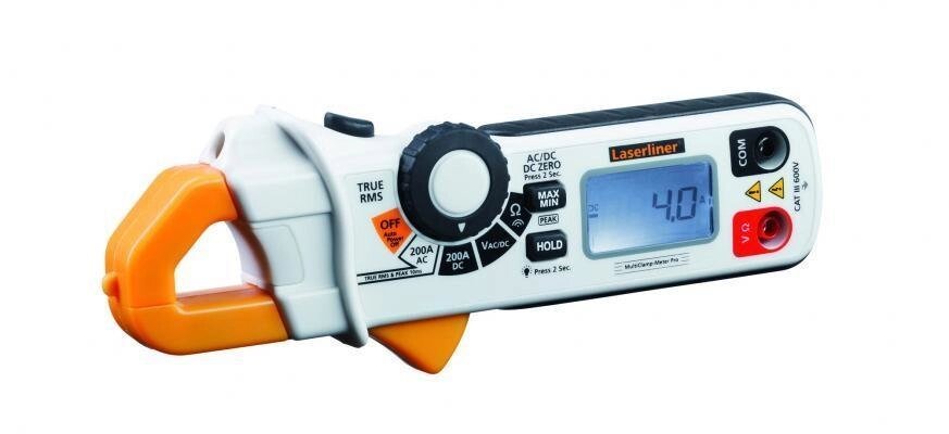 Професійні електрокліщі для вимірювання сили струму і напруги MultiClamp-Meter Pro Laserliner 083.040 A від компанії Магазин інструменту та обладнання "Викрутки" - фото 1