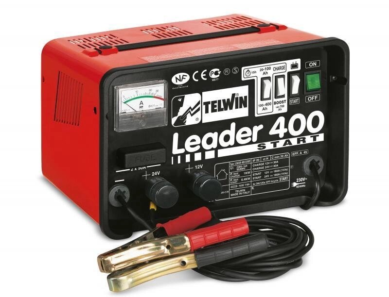 Пускозарядний пристрій Leader 400 Start Telwin 807551 (Італія) від компанії Магазин інструменту та обладнання "Викрутки" - фото 1
