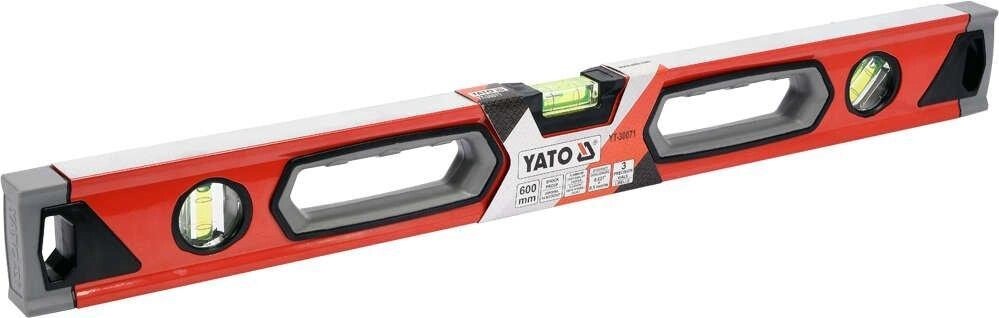 Рівень алюмінієвий 60 см YATO YT-30071 (Польща) від компанії Магазин інструменту та обладнання "Викрутки" - фото 1
