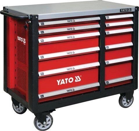 Шафа-візок інструментальний з 12 ящиками на колесах YATO YT-09003 (Польща) від компанії Магазин інструменту та обладнання "Викрутки" - фото 1