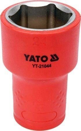 Шестигранна Головка торцева діелектрична 24 мм 1/2" YATO YT-21044 (Польща) від компанії Магазин інструменту та обладнання "Викрутки" - фото 1