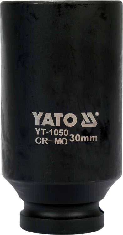 Шестигранна головка торцева ударна 1/2" М30 Х 78 мм YATO YT-1050 (Польща) від компанії Магазин інструменту та обладнання "Викрутки" - фото 1