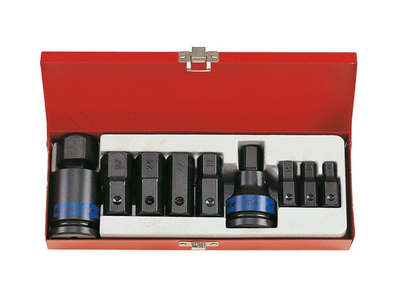 Шестигранники ударні 3/4" (набір) 11ед KINGTONY 6411MP від компанії Магазин інструменту та обладнання "Викрутки" - фото 1