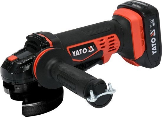 Шліфмашина кутова акумуляторна YATO YT-82826 (Польща) від компанії Магазин інструменту та обладнання "Викрутки" - фото 1