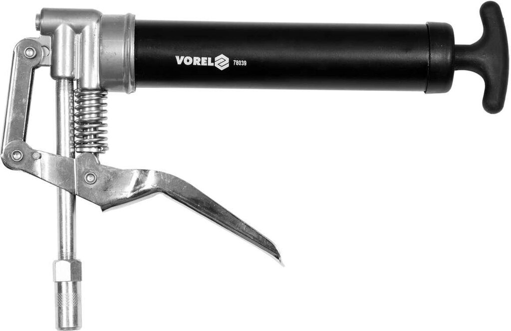 Шприц мастильний з жорстким шлангом Vorel 78039 (Польща) від компанії Магазин інструменту та обладнання "Викрутки" - фото 1