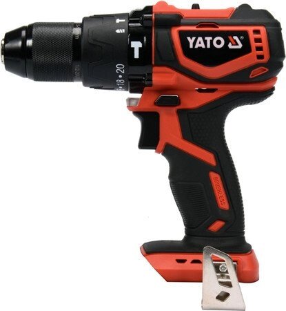 Шуруповерт-дриль ударний безщітковий акумуляторний (без акум. і заряд. пристрою) YATO YT-82797 (Польща) від компанії Магазин інструменту та обладнання "Викрутки" - фото 1