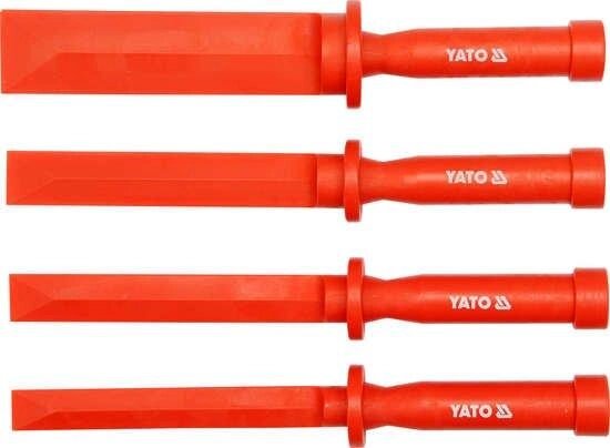 Скребки пластикові 265 мм 4 шт. Yato YT-0847 (Польща) від компанії Магазин інструменту та обладнання "Викрутки" - фото 1