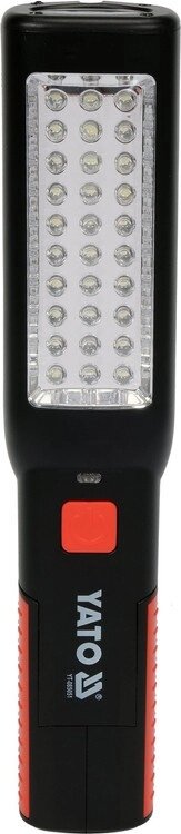 Світильник переносний світлодіодний 30/7 LED акумулятор. 3,7 V із зарядкою від 220/12 V Yato YT-085051 (Польща) від компанії Магазин інструменту та обладнання "Викрутки" - фото 1