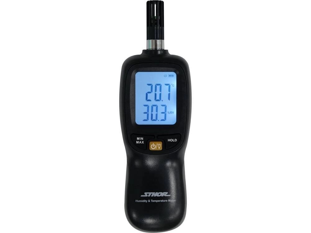 Термогігрометр електронний для температур -20 - +70 ° С (живлення від батарейок 3х1.5 В ААА) Sthor 81716 від компанії Магазин інструменту та обладнання "Викрутки" - фото 1