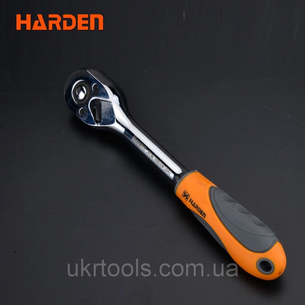 Тріскачка 3/8", 72 зуба Harden Tools 535403 від компанії Магазин інструменту та обладнання "Викрутки" - фото 1