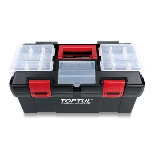 Ящик для інструменту 3 секції (пластик) TOPTUL TBAE0302 (Тайвань) від компанії Магазин інструменту та обладнання "Викрутки" - фото 1