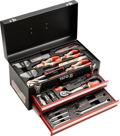 Ящик з інструментами 80 предметів YATO YT-38951 (Польща) від компанії Магазин інструменту та обладнання "Викрутки" - фото 1