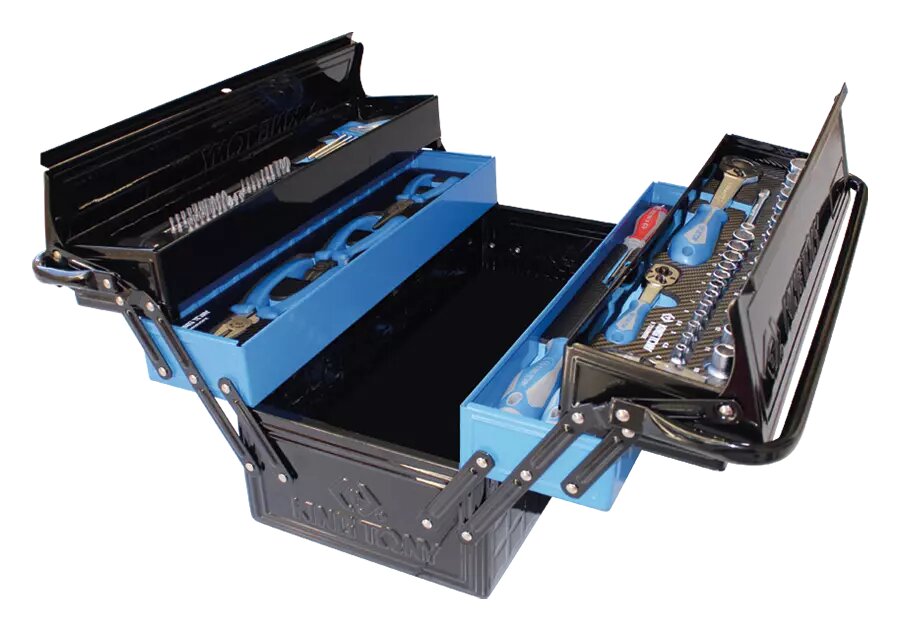 Ящик з набором інструментів 82 предмета King Tony P9A05-082MRV-KB (Тайвань) від компанії Магазин інструменту та обладнання "Викрутки" - фото 1