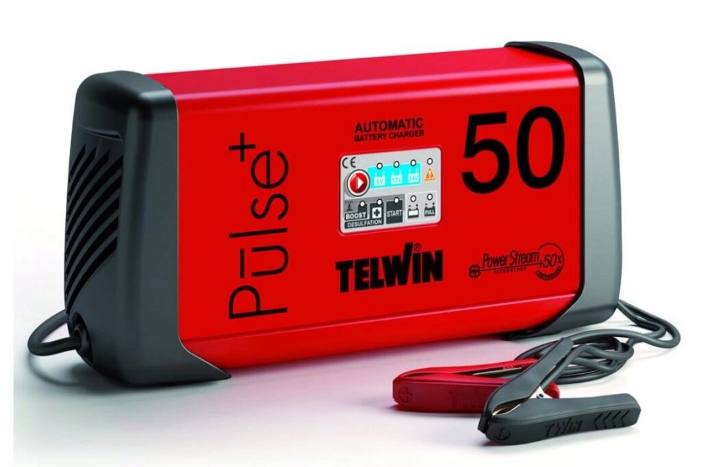 Зарядний пристрій PULSE 50 230V 6V/12V/24V Telwin 807588 (Італія) від компанії Магазин інструменту та обладнання "Викрутки" - фото 1
