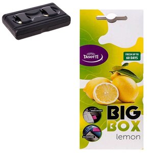 Ароматизатор під сидіння Tasotti /Big box"58g / Lemon