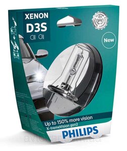 Автолампа ксенонова D3S Philips Xenon X-tremeVision gen2 42403XV2