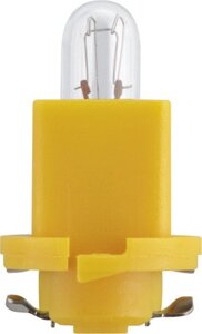 Автолампи Philips BAX 8,5 d/2 Yellow 24V 1,2 W B8,5d/2