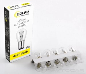 Автолампи Solar P21/5W 12V 21/5W BAY15d (1шт.)